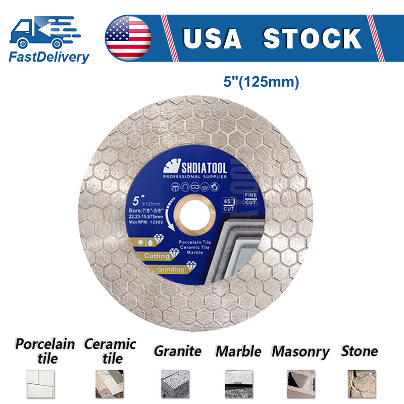 4-1/2″ Diamond Cutting Wheel Disc Grinder Saw Blade Porcelain Tile Marble 115mm