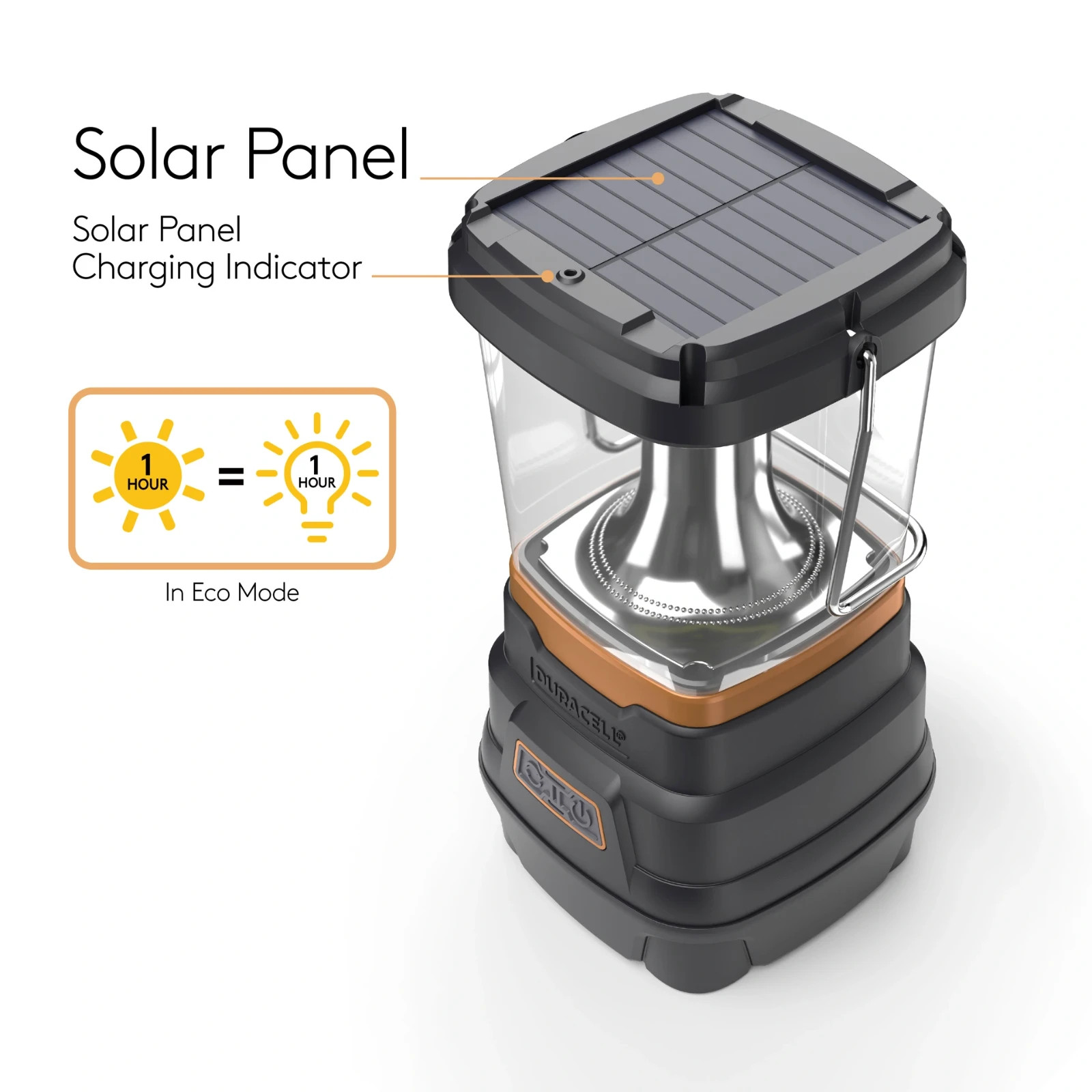 Duracell 5000L Tri-Powered Solar Lantern 5000 Lumen