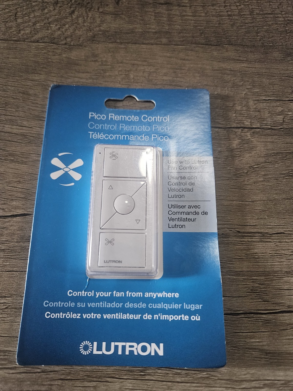 Lutron PJ2-3BRL-GWH-F01 Wireless Fan Control 3 VDC On/Off Plastic White