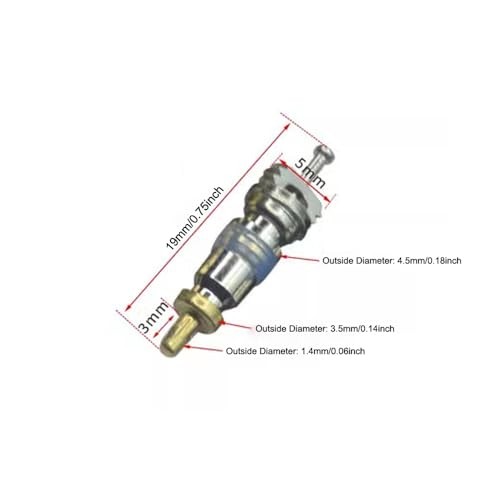 20 Pack Valve Core Replacement Copper High Pressure R22 R32 R410A Schrader