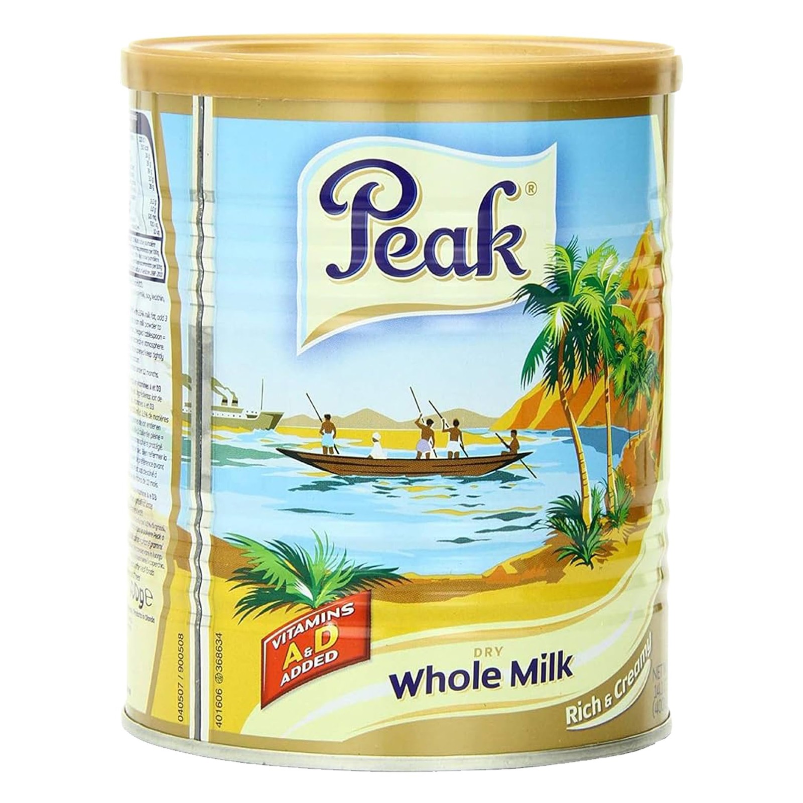 Instant Full-Cream Dry Whole Milk Powder, 400-Grams