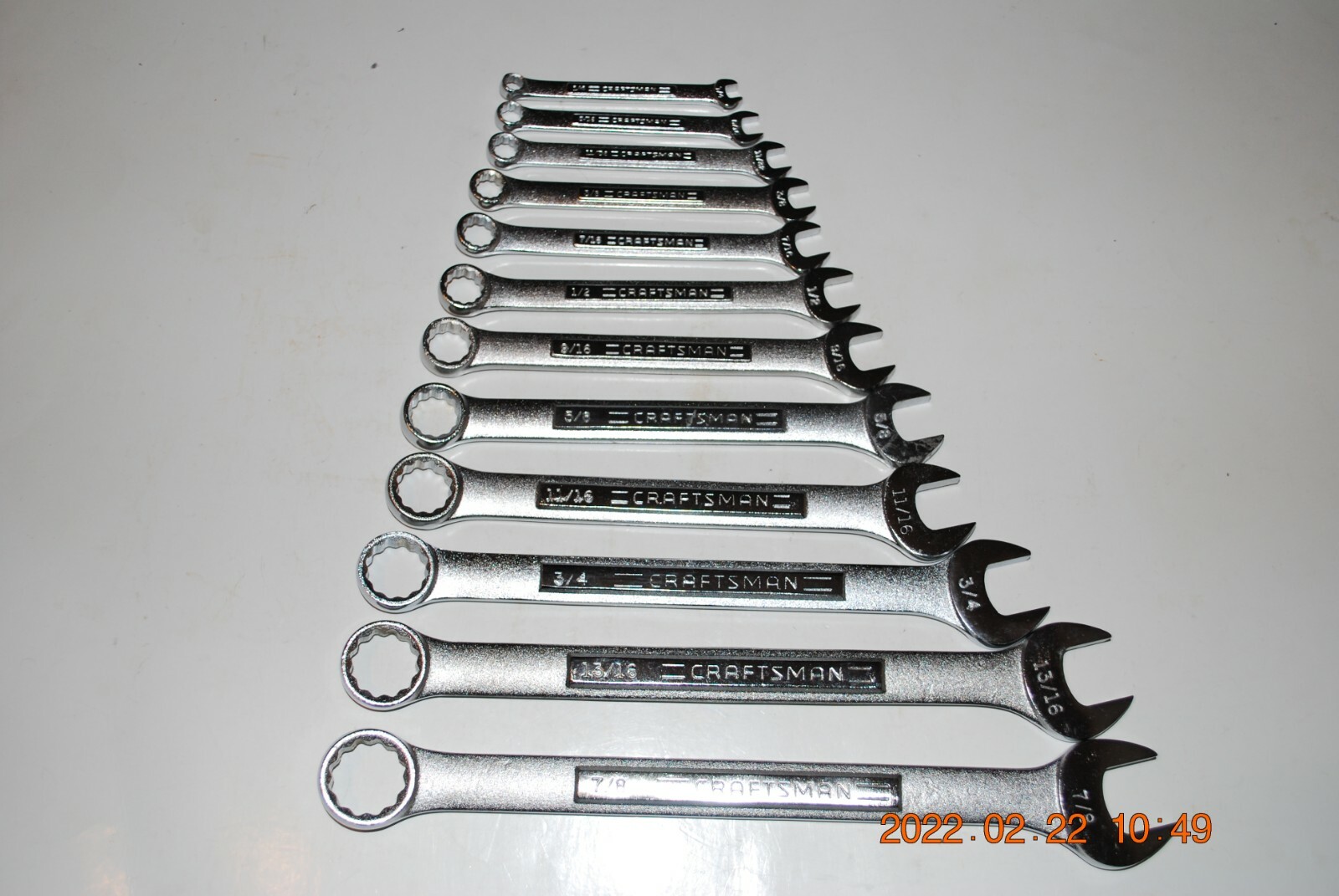 CRAFTSMAN 12-PC SAE/STANDARD COMBINATION WRENCH SET