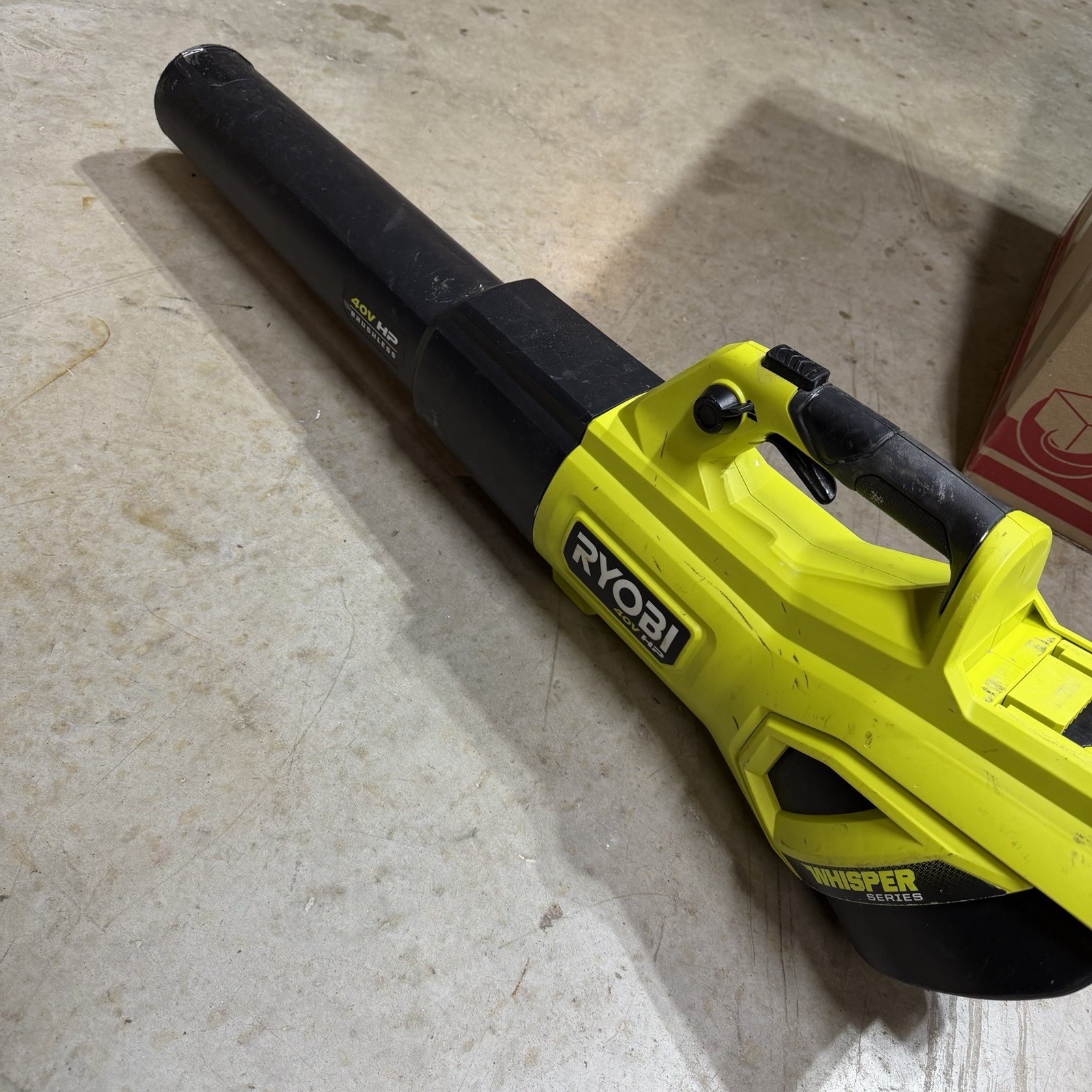 RYOBI 40V HP BRUSHLESS 650 CFM BLOWER RY404014VNM Tool Only, For Parts