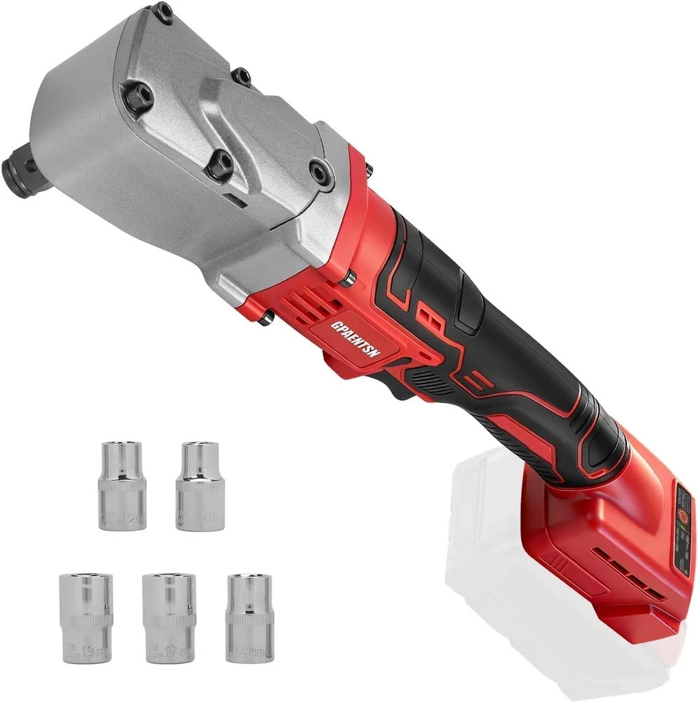 Electric Right Angle Impact Wrench Compatible with Milwaukee M18, 1/2″ 206 Ft-Lb