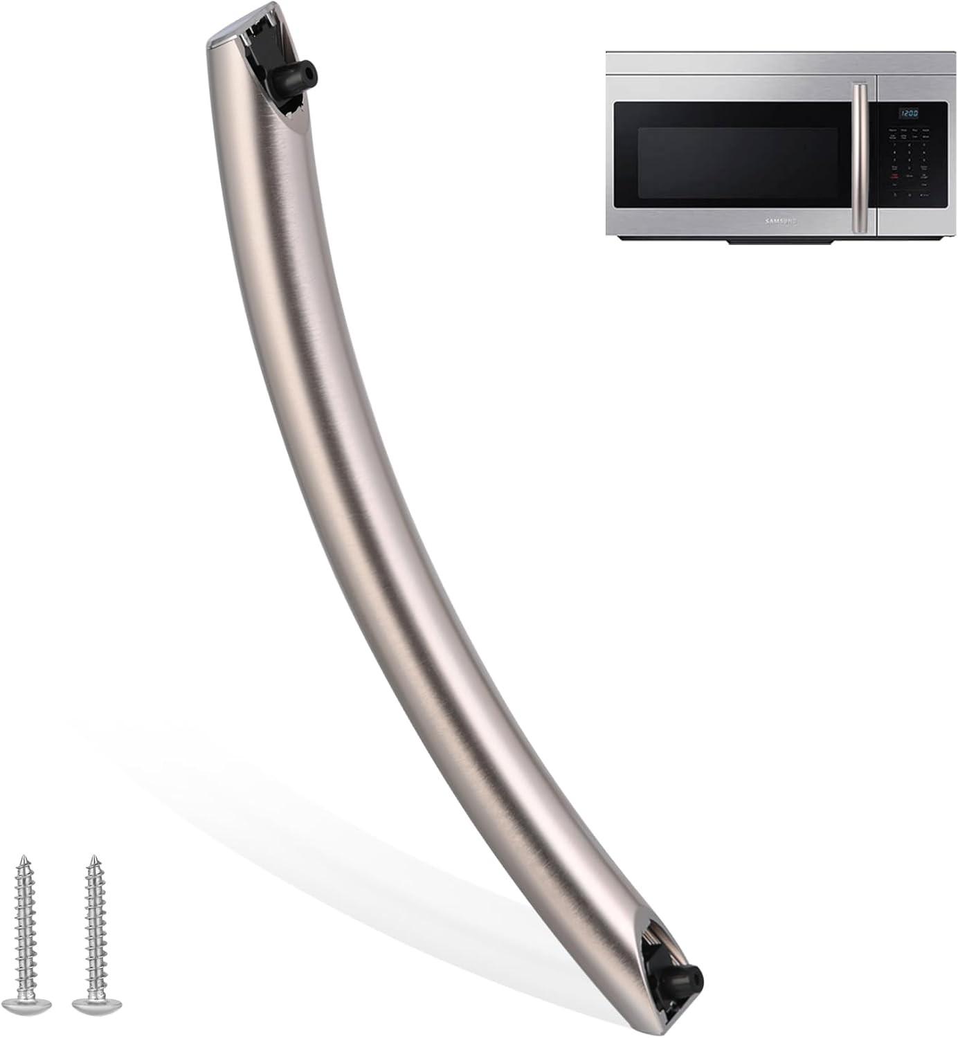 Upgraded ME16A4021AS Microwave Door Handle，DE94-04313F Compitable with sam-Su…