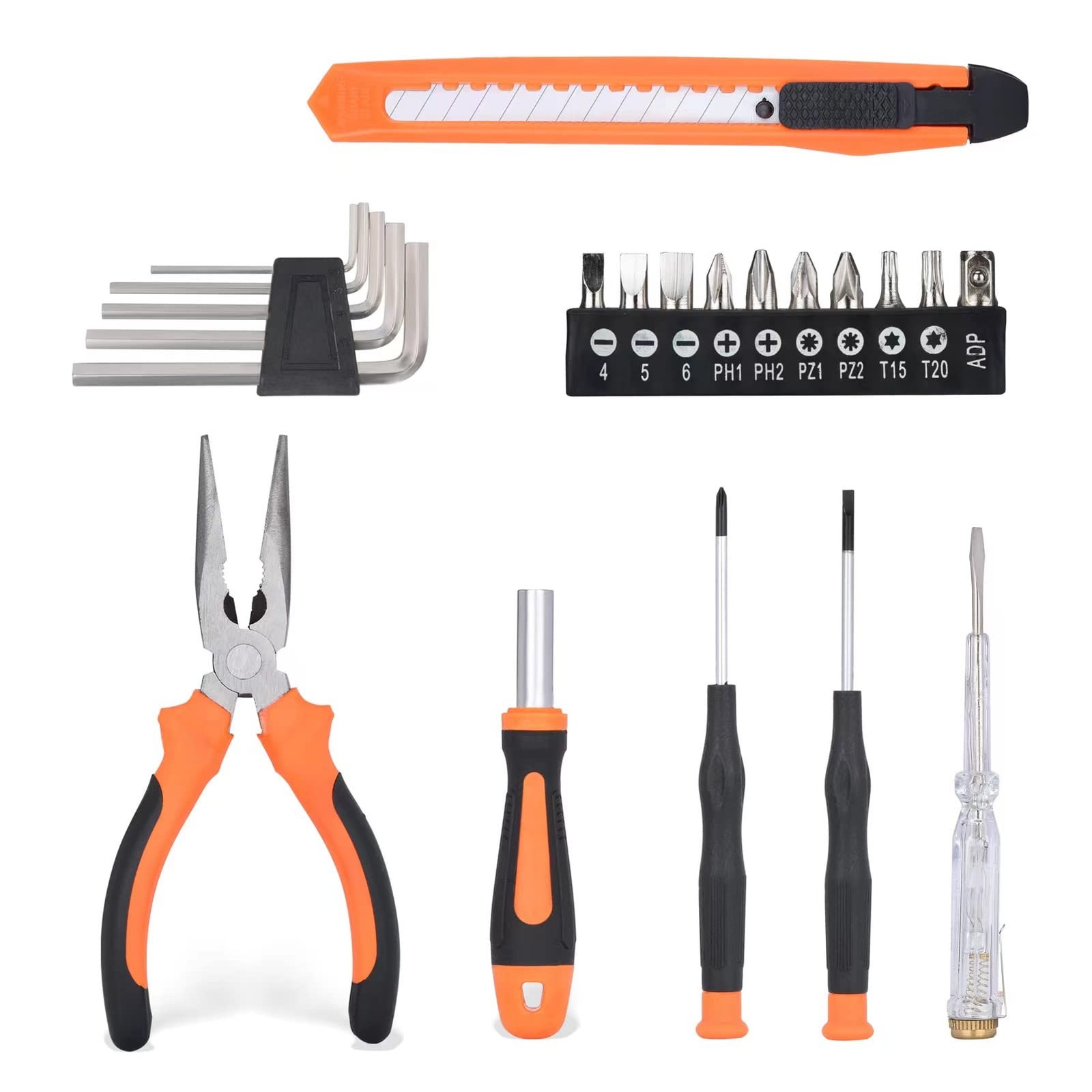 22-Piece Small Tool Kit with Toolbox – Essential Household Tool Set for Home …