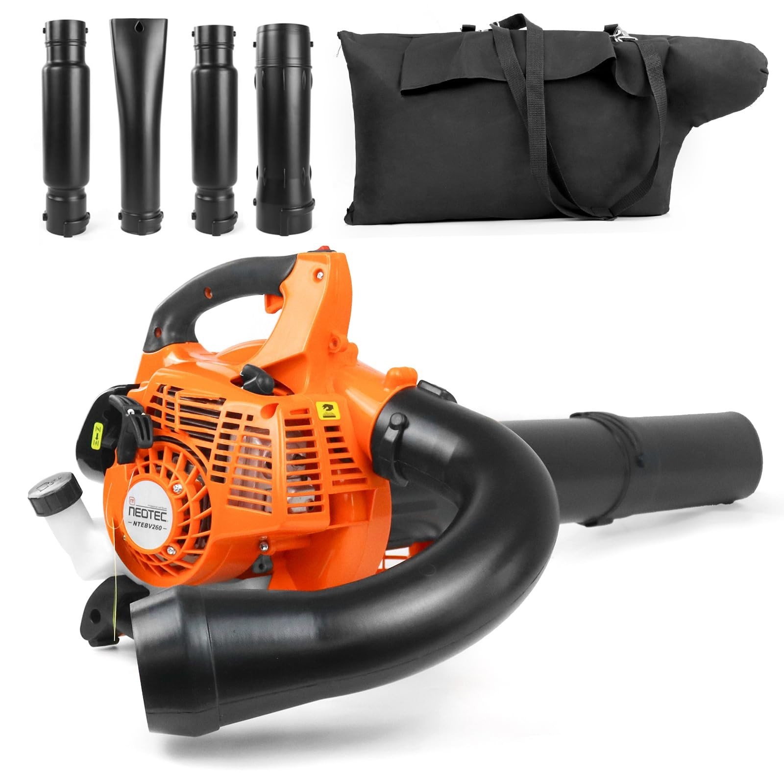 Powerful Handheld Leaf Blower Gas 2-Stroke Commercial Heavy Duty Blower 25.4CC