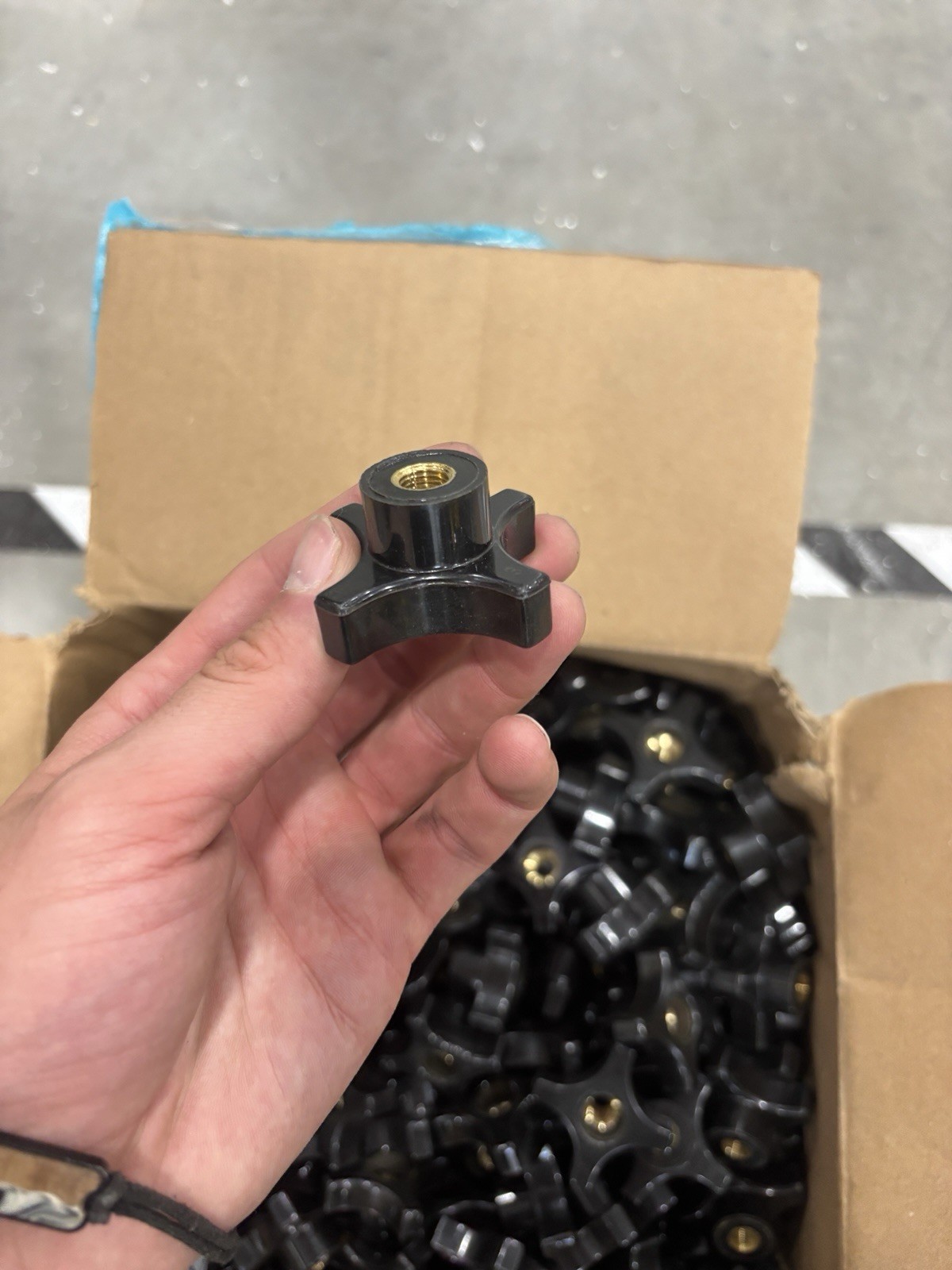 1/4”-20 Threaded Brass Insert Knobs Bulk Lot
