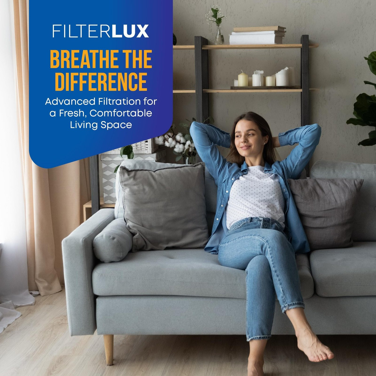 FilterLux Replacement Filters Compatible With AprilAire 213 (2 Pack)