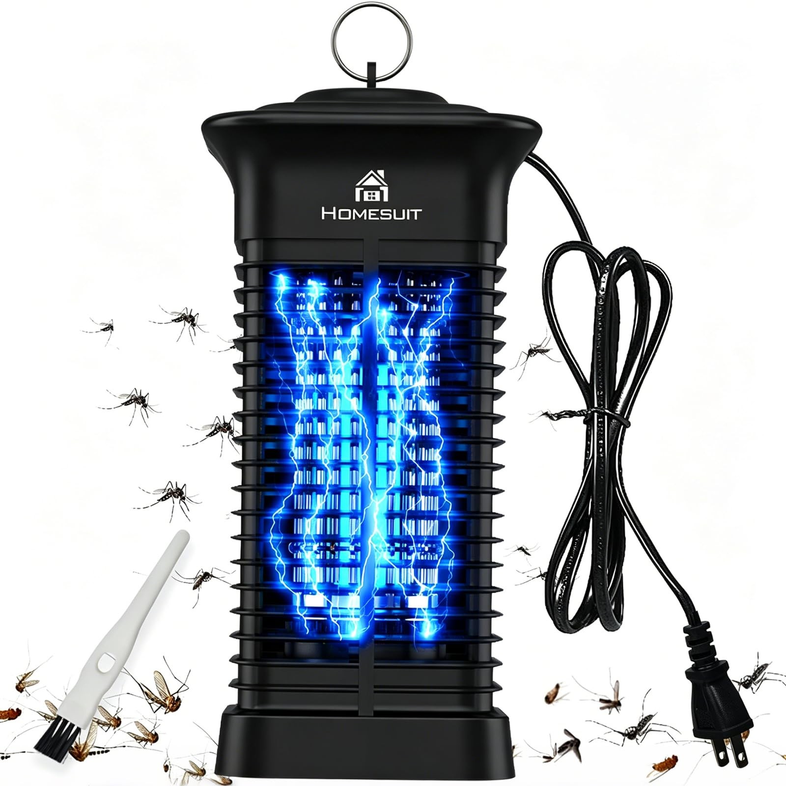 Bug Zapper 15W for Outdoor and Indoor, High Powered 4000V Electric Mosquito Z…