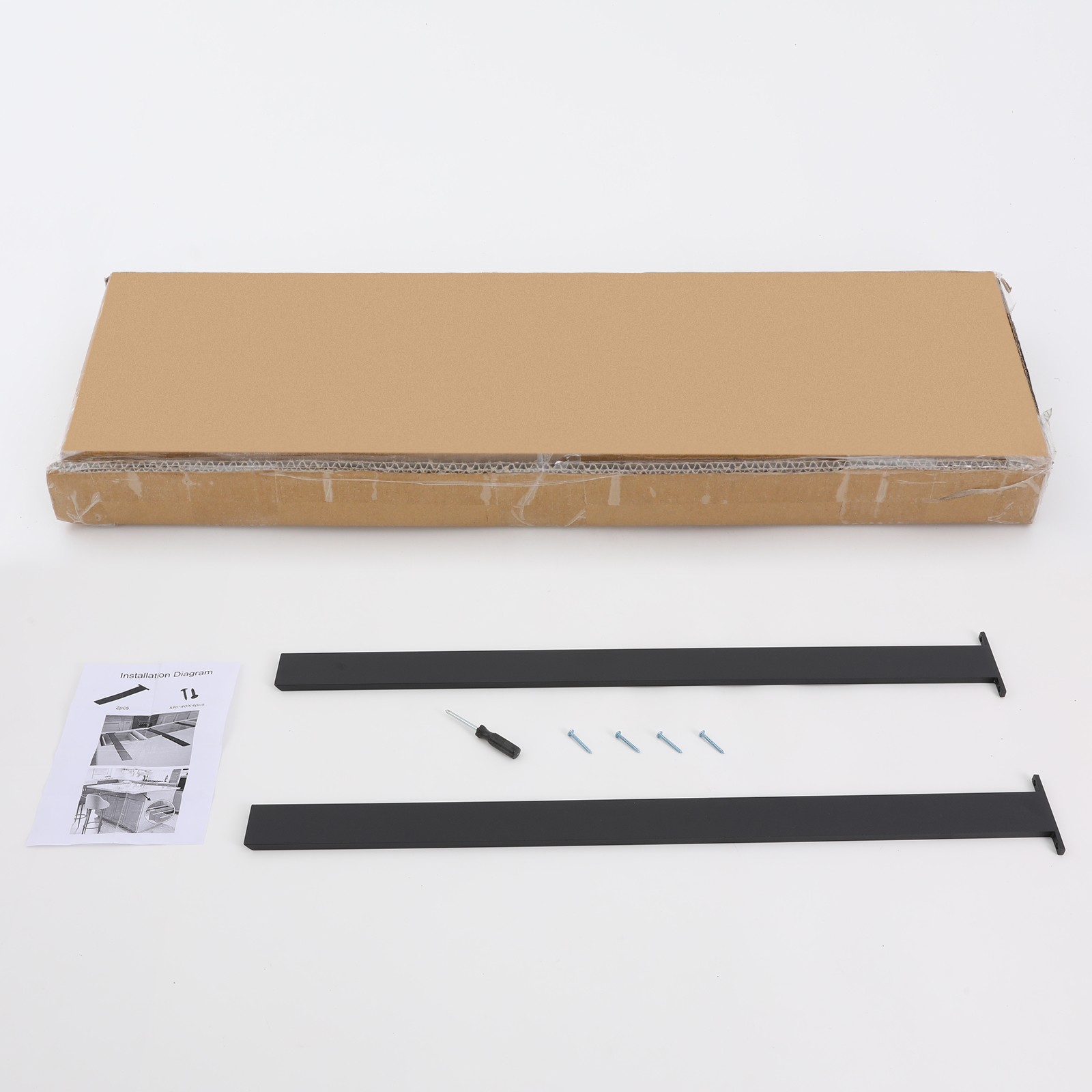 38in Countertop Support Brackets, Kitchen Island Support Floating Brackets