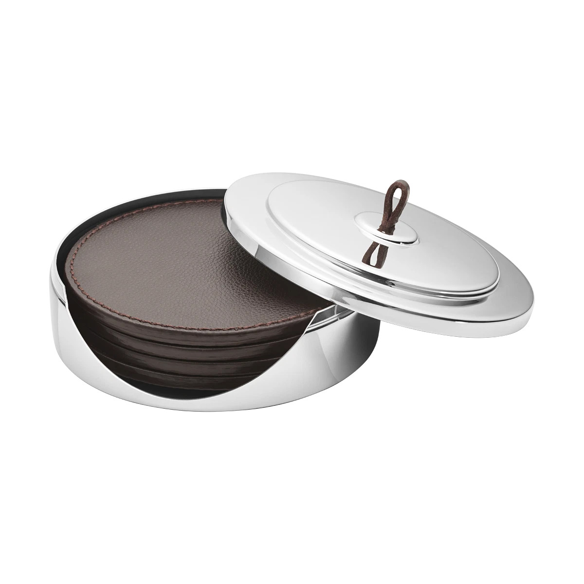 NEW – Georg Jensen Manhattan Coaster Set, 4 pcs – Free Shipping
