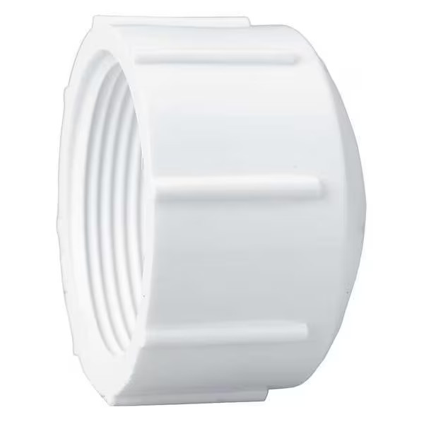 Manufacturer Varies PVC Cap, FNPT, 1-1/2 in Pipe Size 448015 Manufacturer Varies