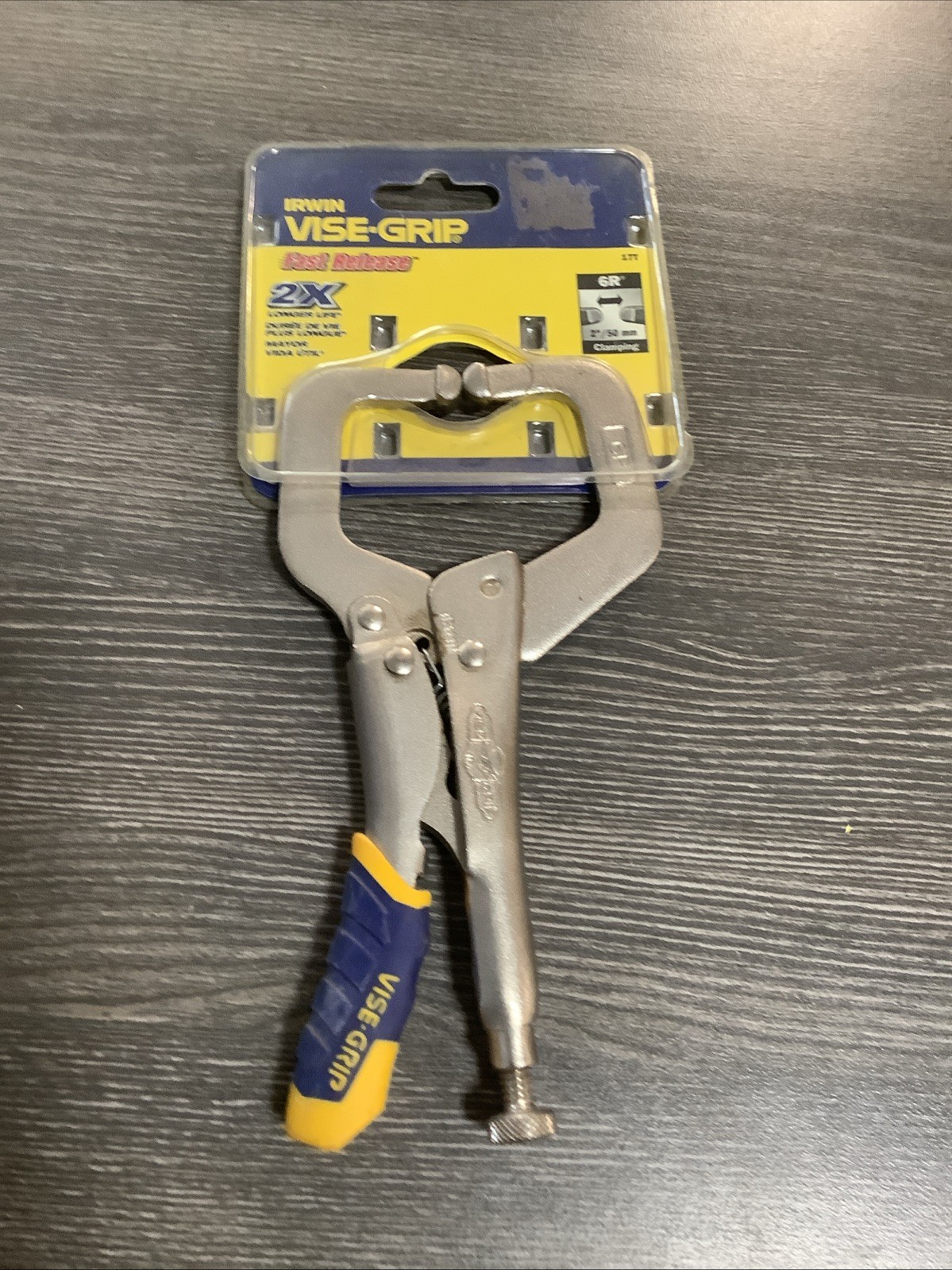 C-CLAMP LOCKING 6R FAST RELEASE 6IN IRWIN LOCKING PLIERS