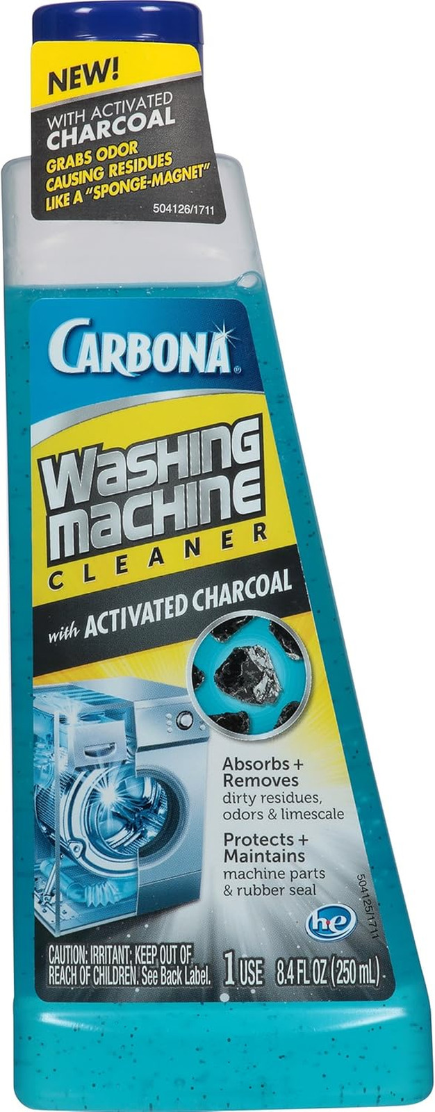 Washing Machine Cleaner with Activated Charcoal | Removes Odor-Causing Residues