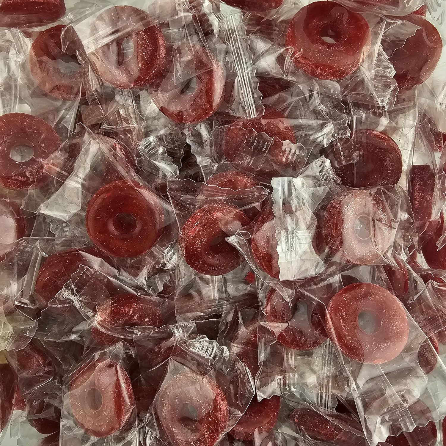 Bulk Cherry Individually Wrapped Hard Candy – 1.5Lbs -Made from Life Savers Cand