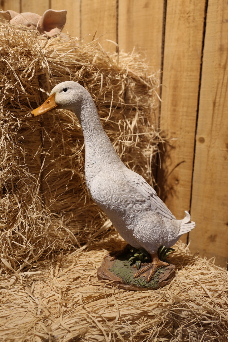 Duck Mom and Babies Sets Ducklings Garden Statue Decoration, Home/Farm Decor