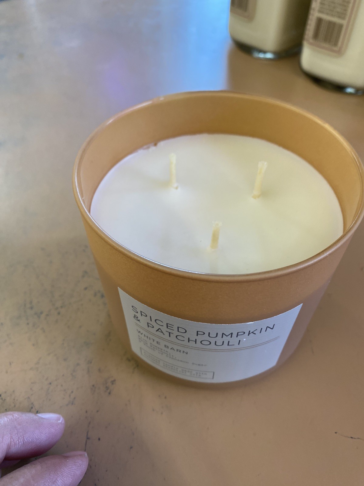 Bath & Body Works Spiced Pumpkin & Patchouli 3-Wick Candle (DISCONTINUED & RARE)