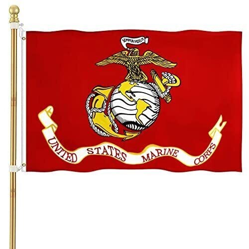 US Marine Corps USMC Military Flags 3×5 Outdoor US Marines (Officially Licensed)
