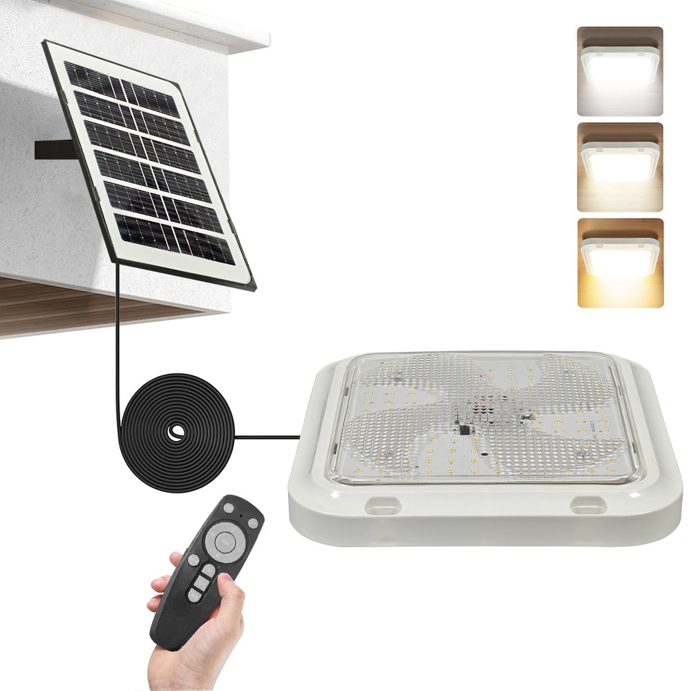 Solar Power Ceiling Pendant Light Outdoor Solar Powered Motion Sensor Shed Light