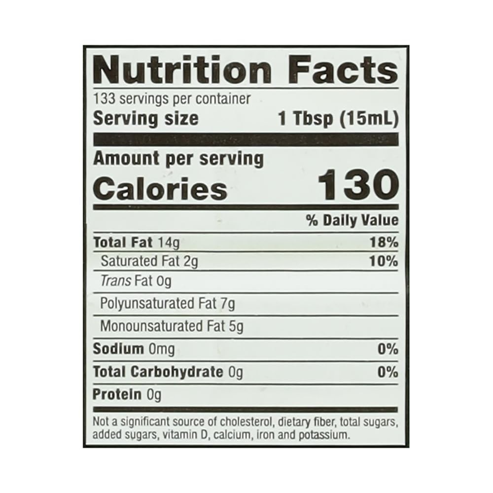 Sunflower & Extra Virgin Olive Oil Blend – 68 Fl Oz for Heart Health