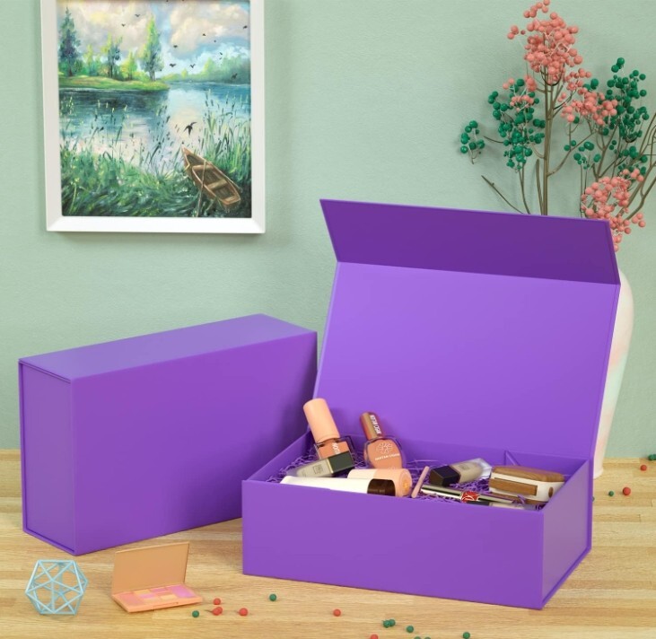Gift Boxes with Lids Magnetic Closure for Presents Christmas Holidays Clothes