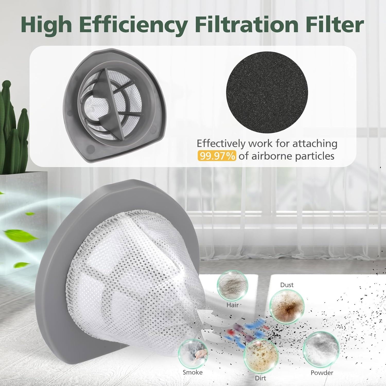 2033 Replacement Filter Compatible with Bissell Featherweight Stick Lightweight