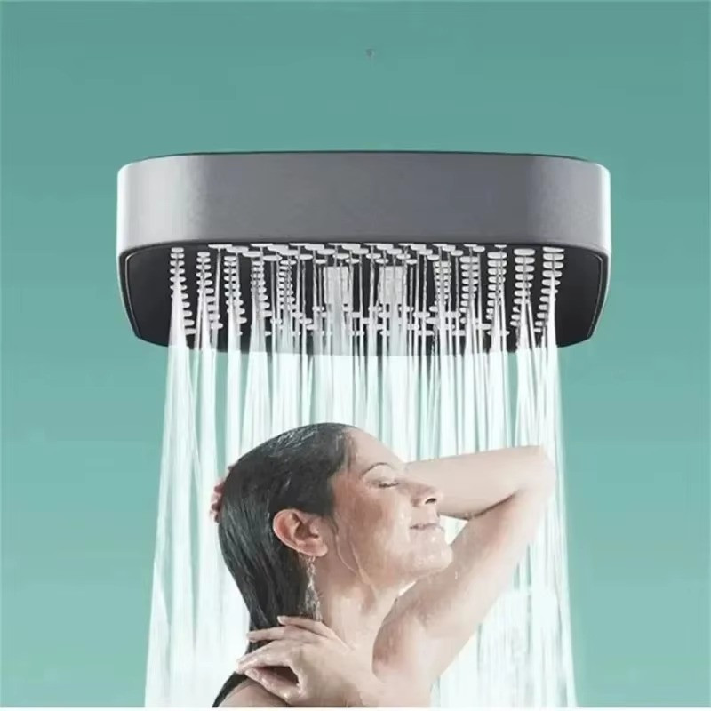 Adjustable Shower Head 3 Mode Rainfall Large Flow Showerhead High Pressure