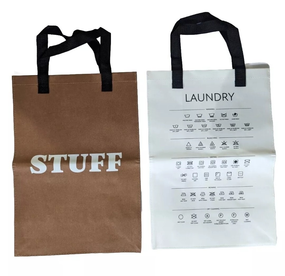 Heavy Duty Kraft Paper Tote Bag TARGET BULLSEYE PLAYGROUND “STUFF” or “LAUNDRY”