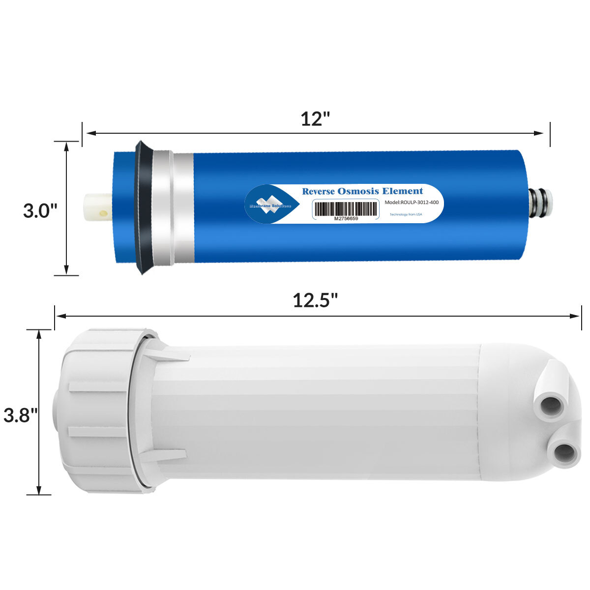 400 GPD RO Membrane Maple Syrup Reverse Osmosis System Sediment Filter Housing