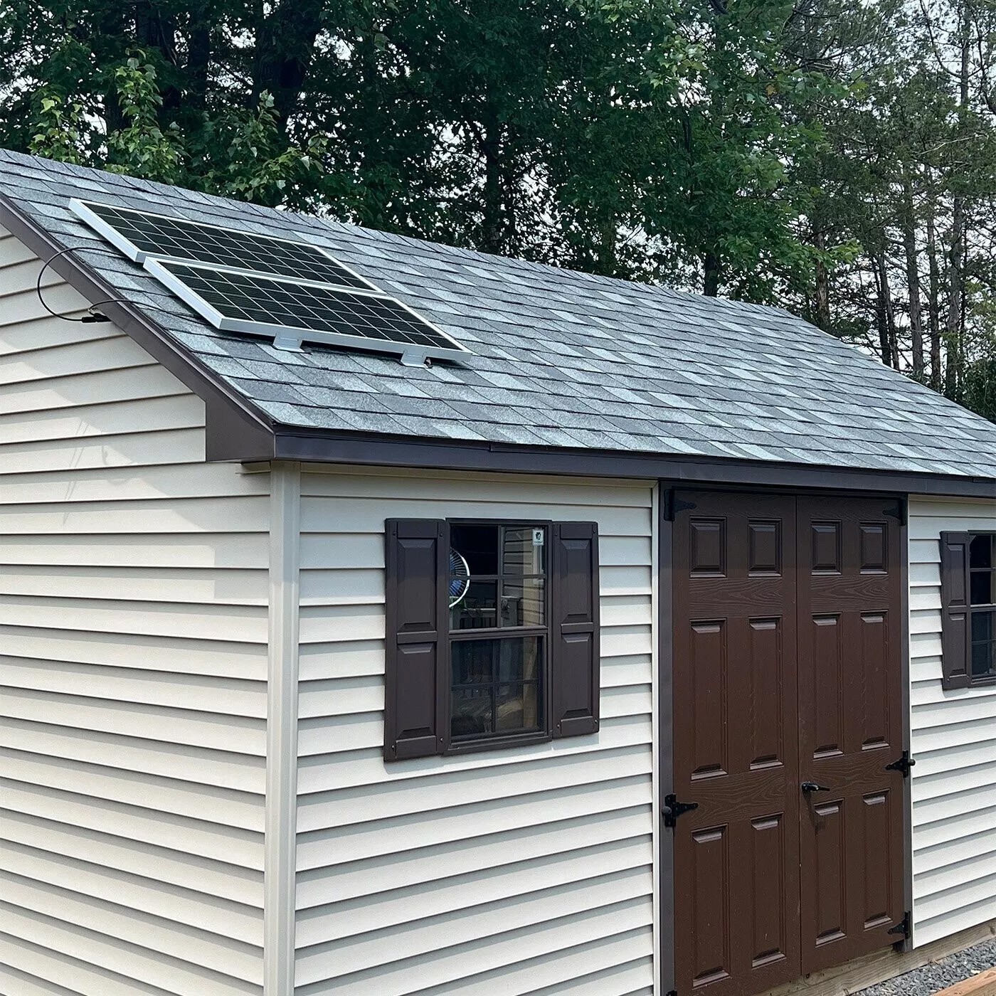 Solar Panel Power Kit for Shed with Battery, Lights and Fan, 200W Kit+Controller
