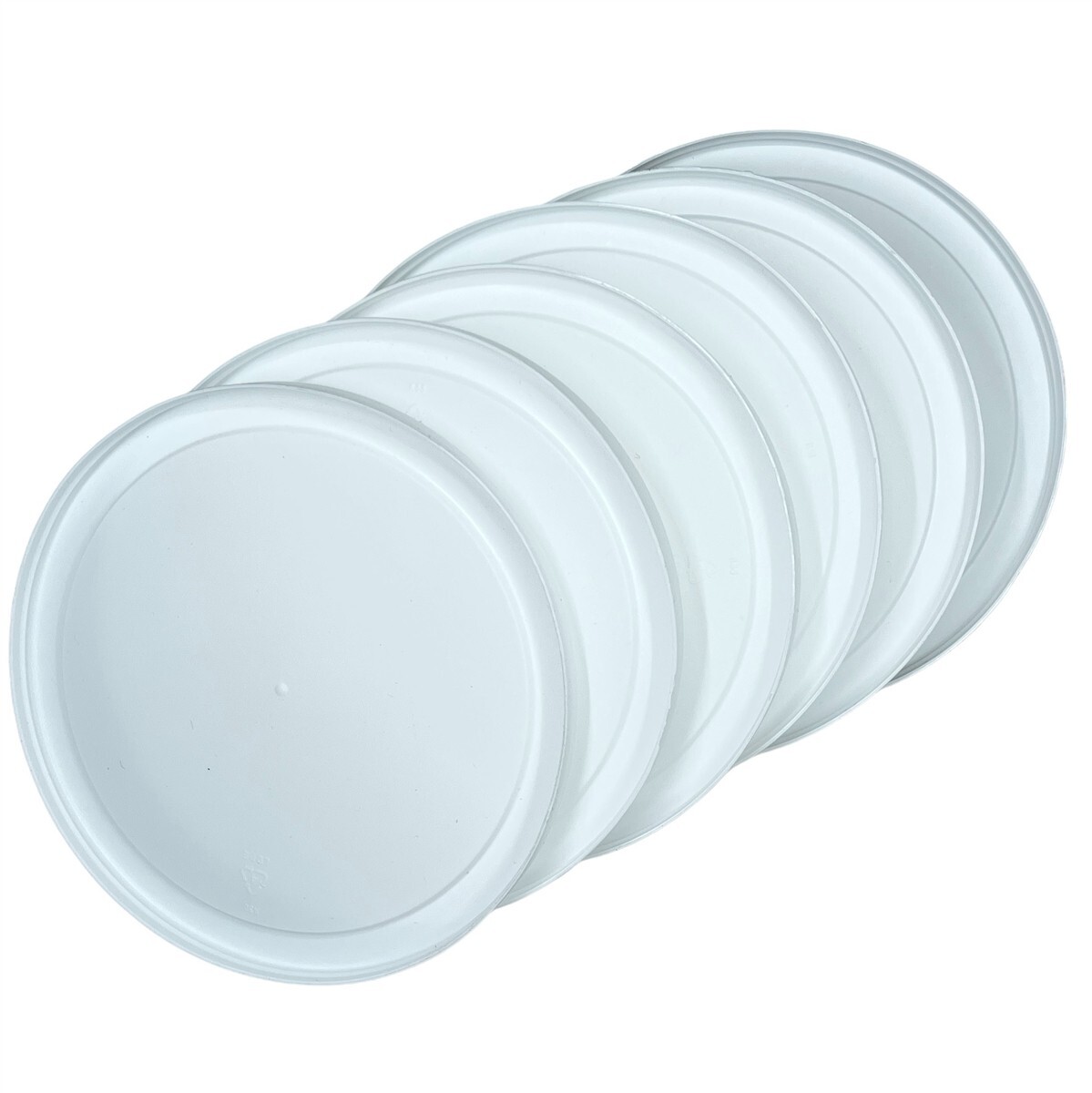 6-Pack of Durable Plastic Lids for #10 Cans – Reusable, Snap-Tight, BPA-Free!
