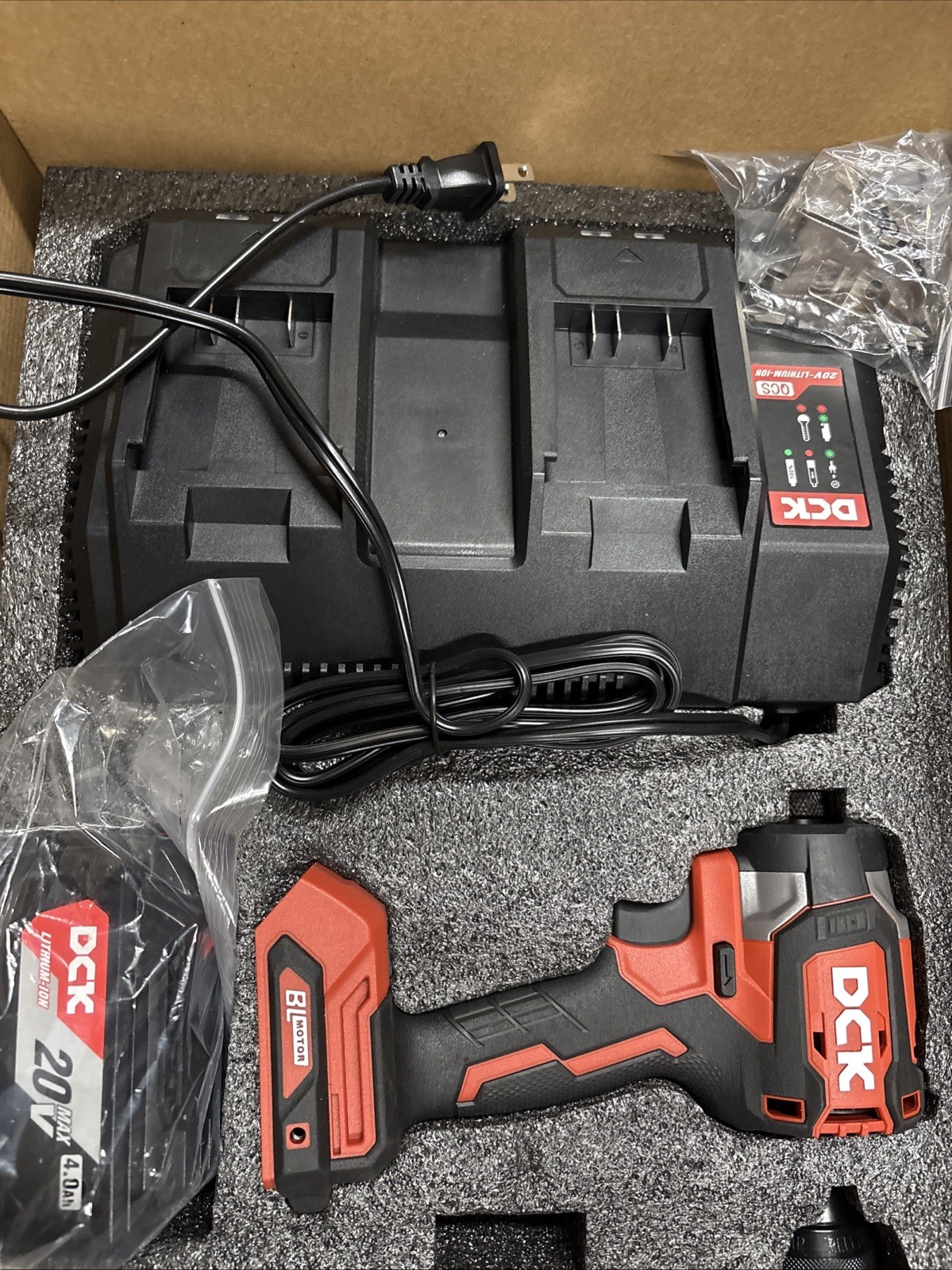 DCK Cordless Combo Kit Brushless 20V KDKIT26 Hammer Drill & Impact Driver