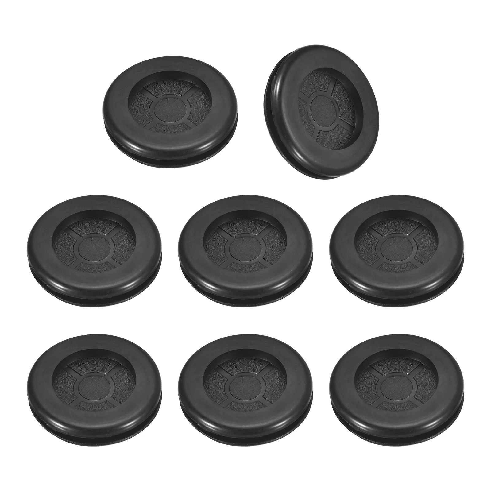 8Pcs Double Sided Rubber Grommets 1-1/8″ (30mm) Drill Hole 1″ (25mm) ID