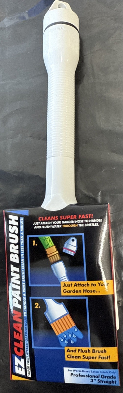 EZ Clean Pro Grade 3” Straight Paint Brush
