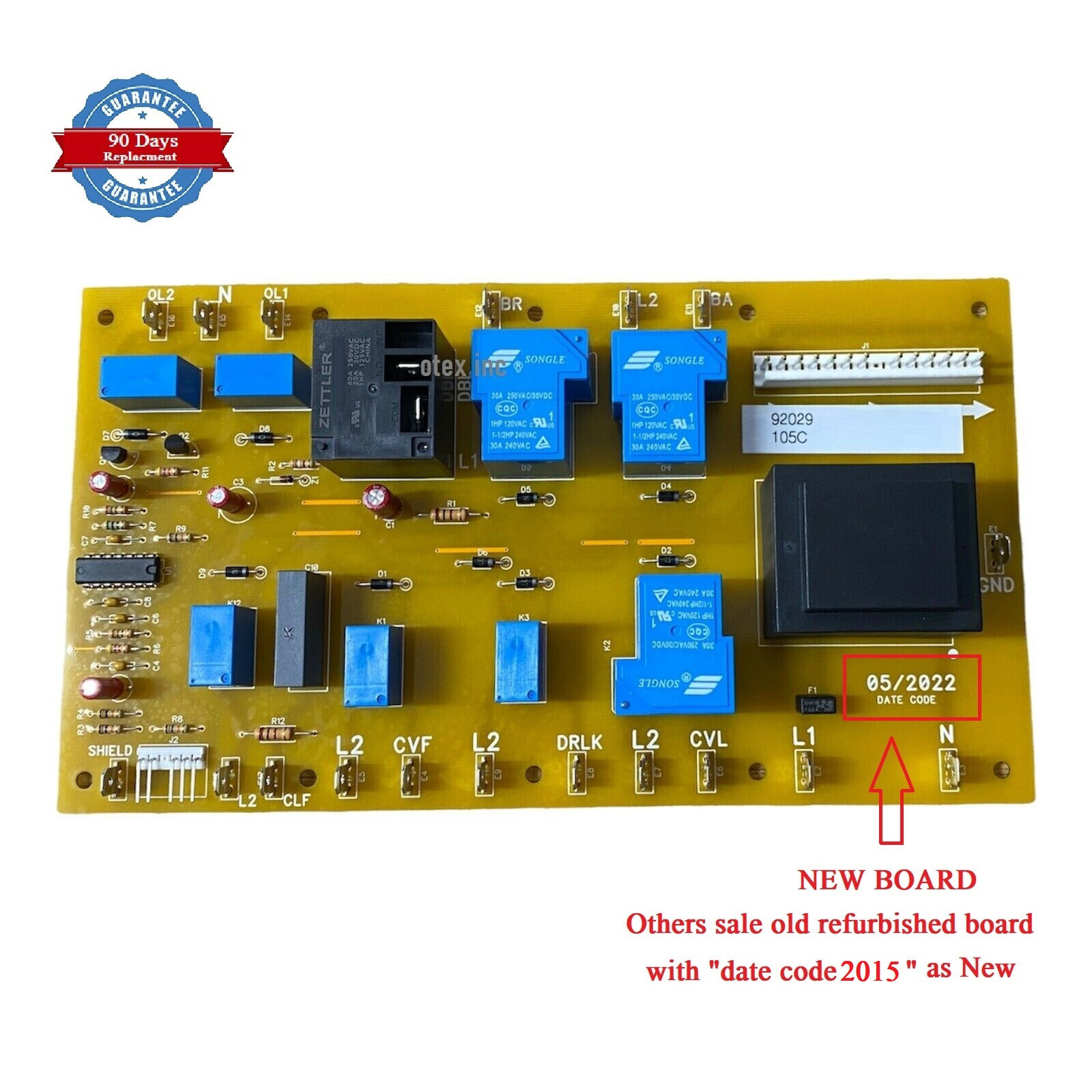 92029 NEW Dacor Oven Relay Board 90 Day Replacement Warranty
