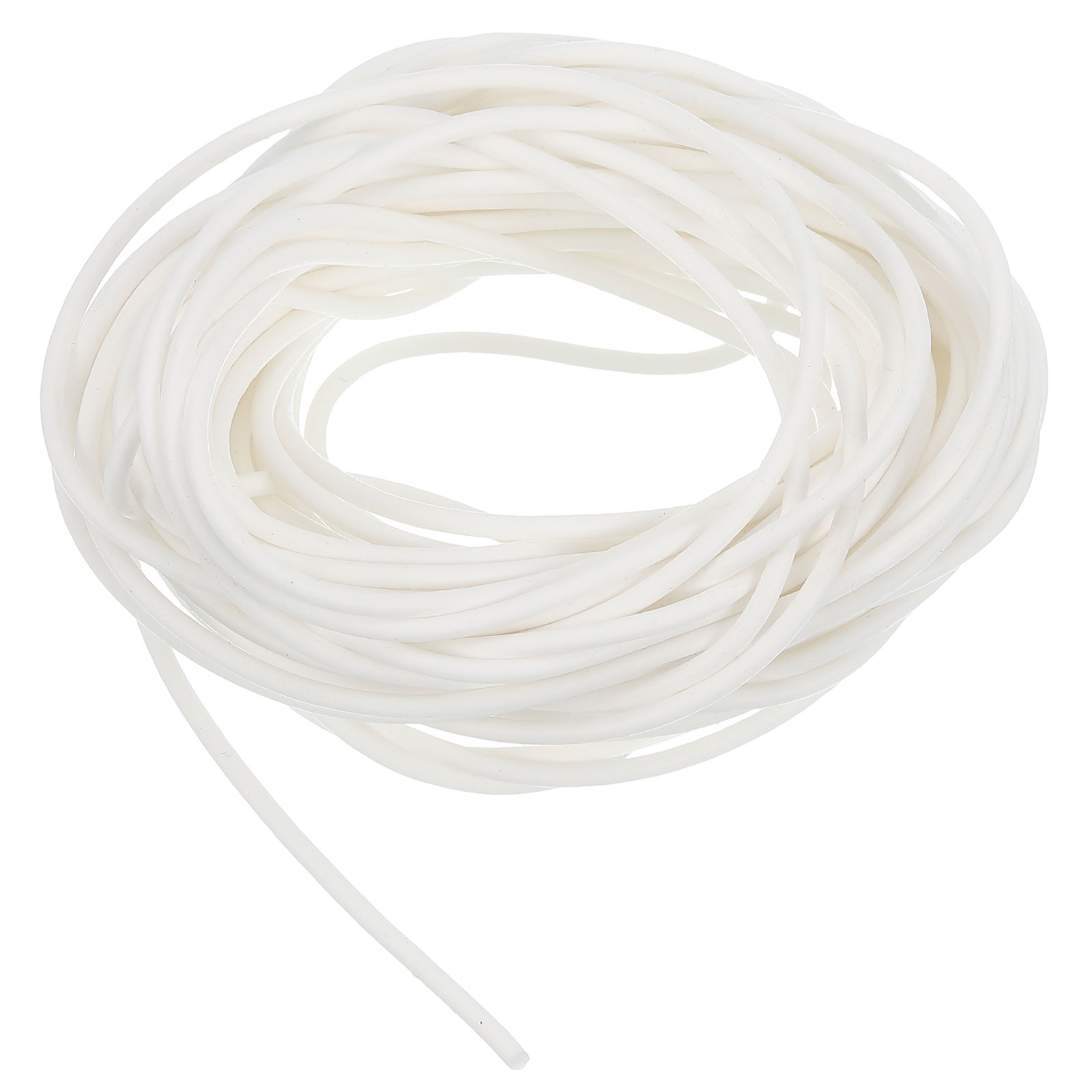 Silicone Foam Seal Strip 1.8mm(0.07″) Dia 8.5 Meters(27.89Ft) Long White
