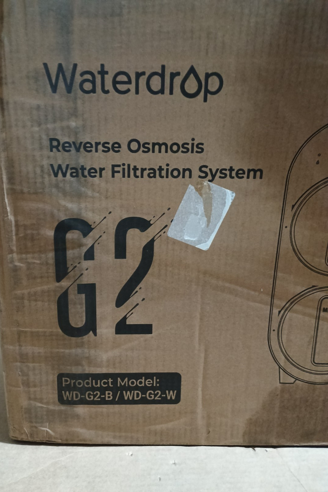 Waterdrop G2 Reverse Osmosis System – 7 Stage Tankless RO Water Filter Kit – NEW